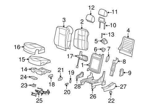 cadillac srx parts diagram