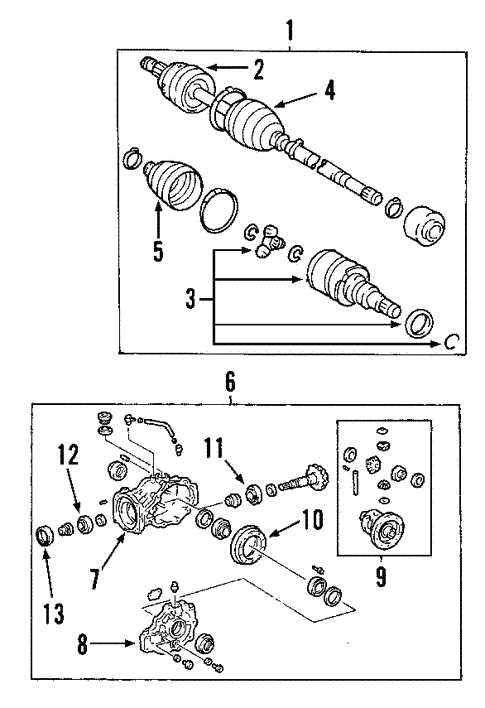 cadillac srx parts diagram