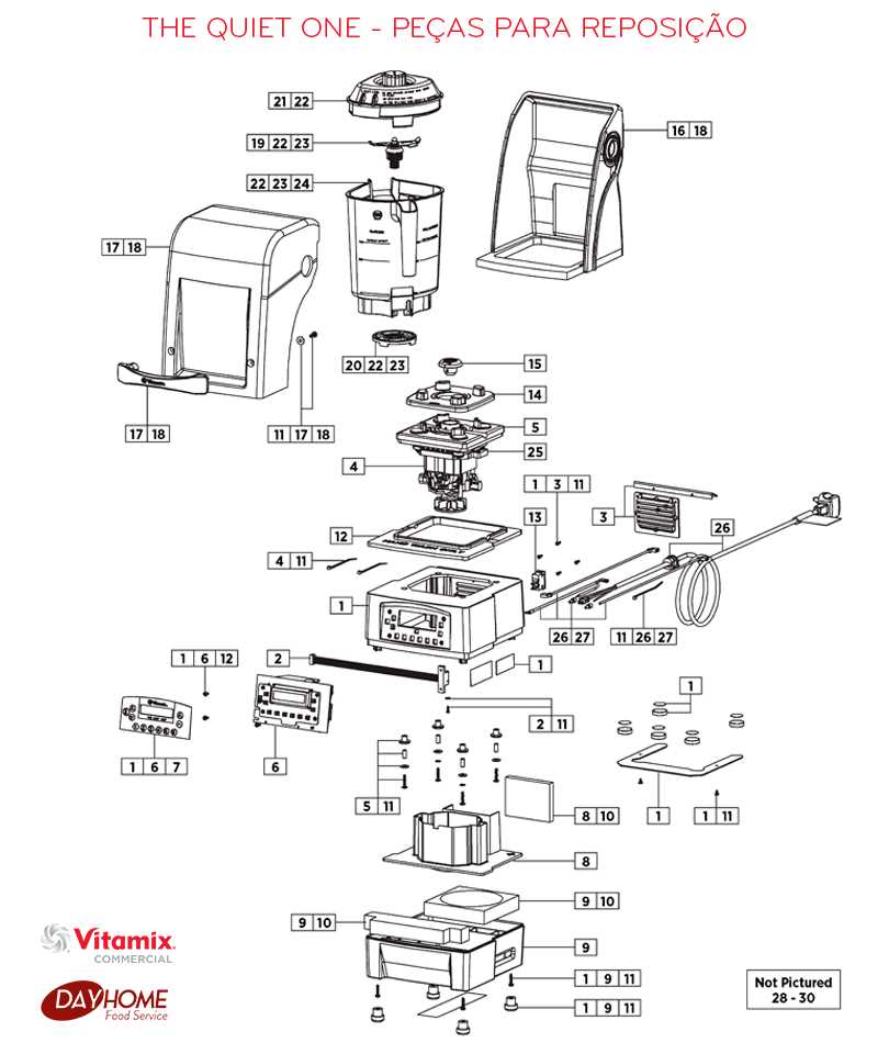 vitamix parts diagram