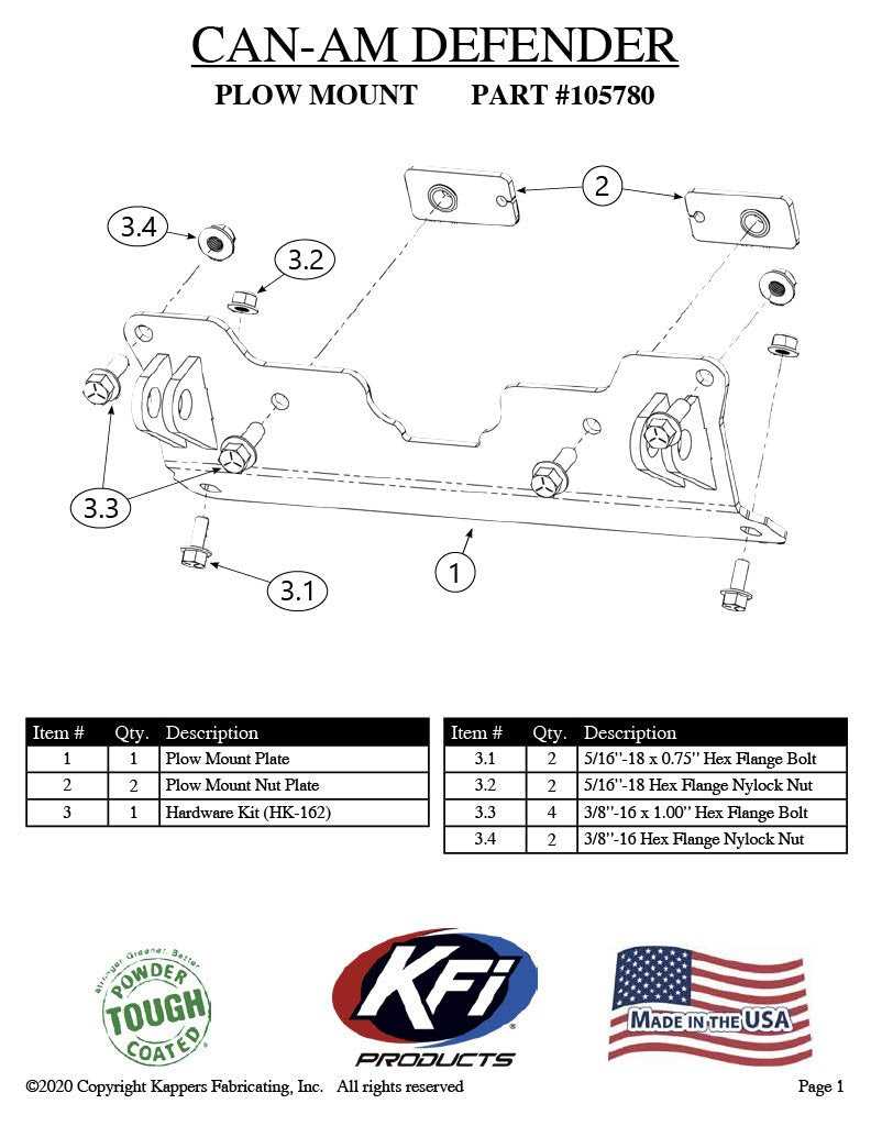 can am defender parts diagram