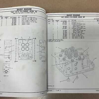 caterpillar engine parts diagram