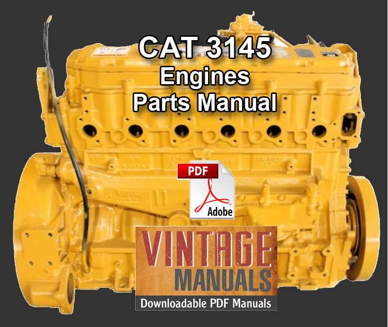 caterpillar engine parts diagram