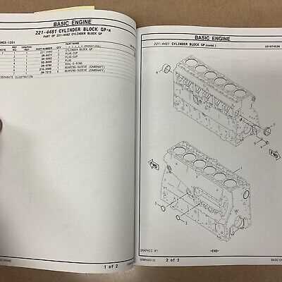 caterpillar engine parts diagram