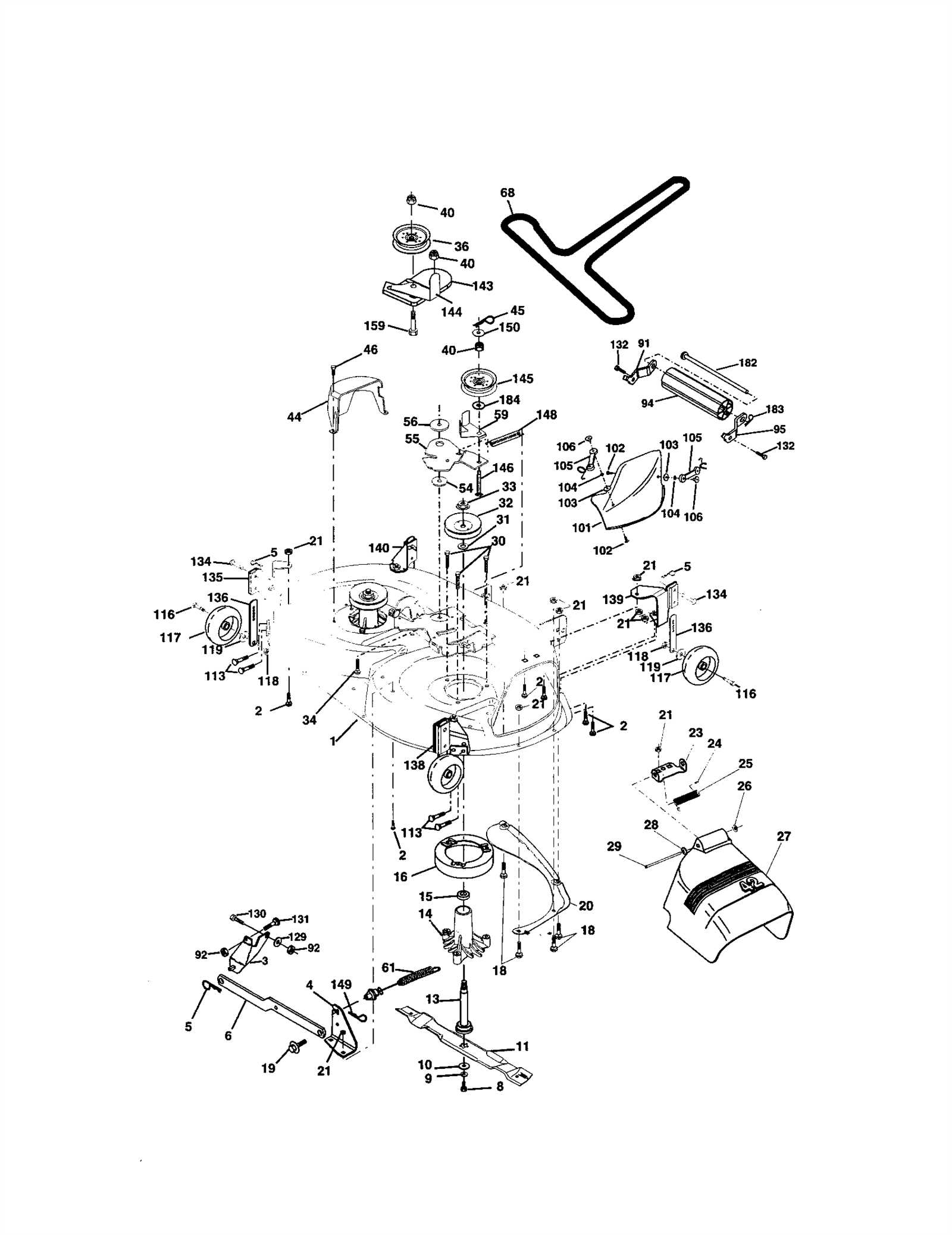 craftsman dyt4000 parts diagram