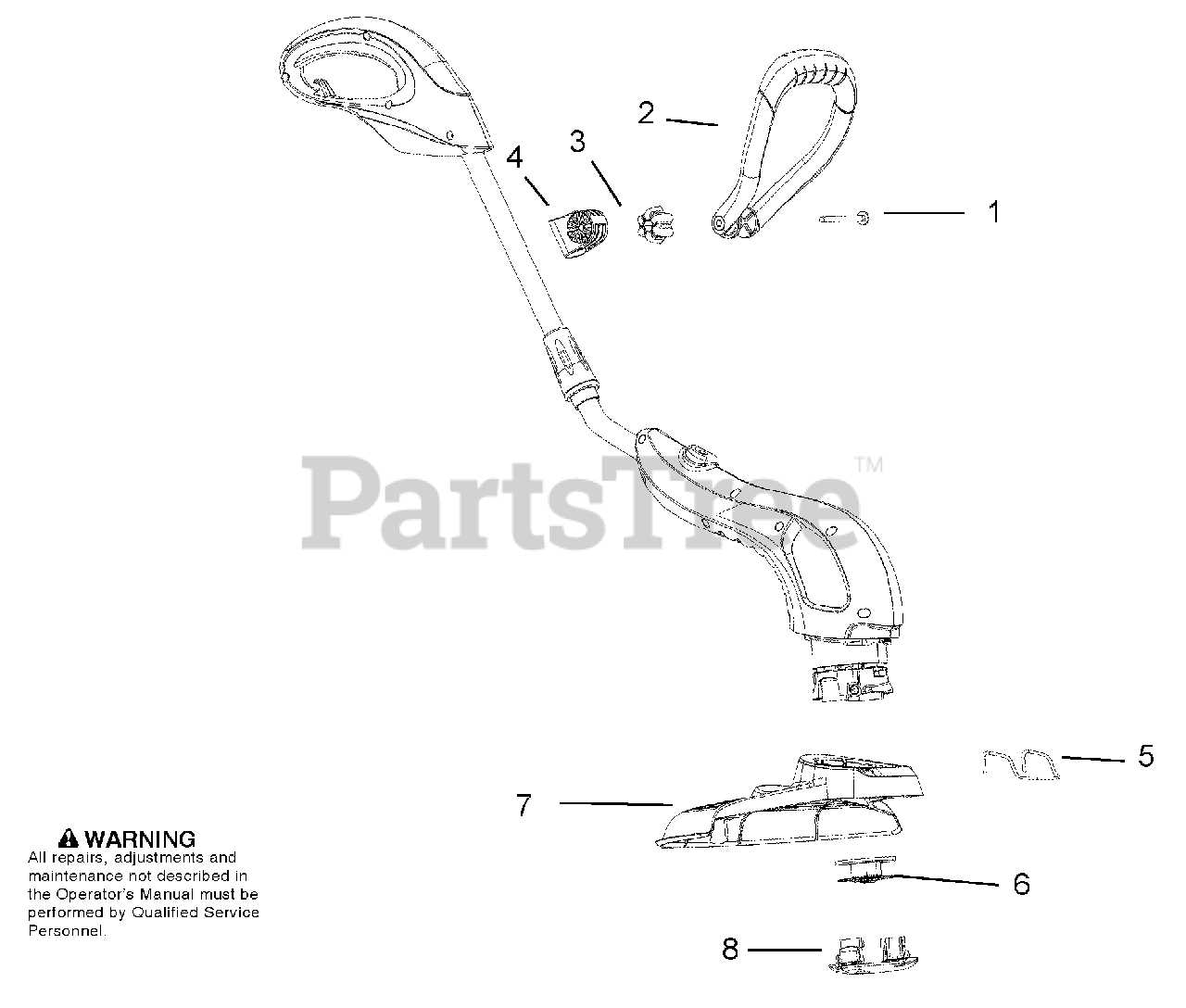 black and decker grass hog parts diagram