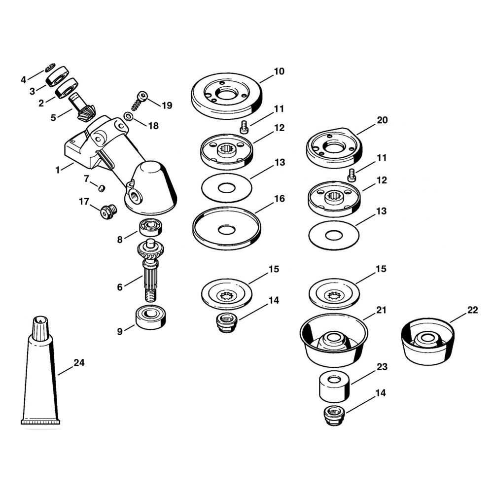 stihl trimmer fs 40 parts diagram