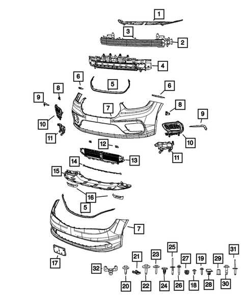 chrysler pacifica parts diagram