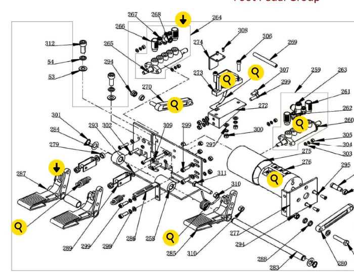 tire machine parts diagram