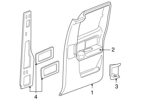 door silverado chevy silverado interior parts diagram