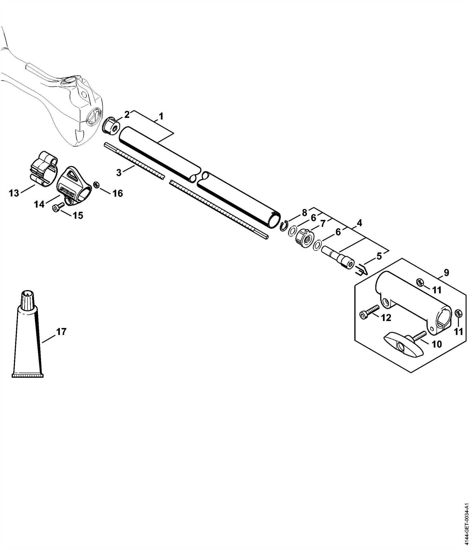 stihl km 55 r parts diagram