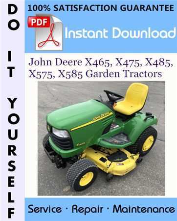 john deere x485 parts diagram