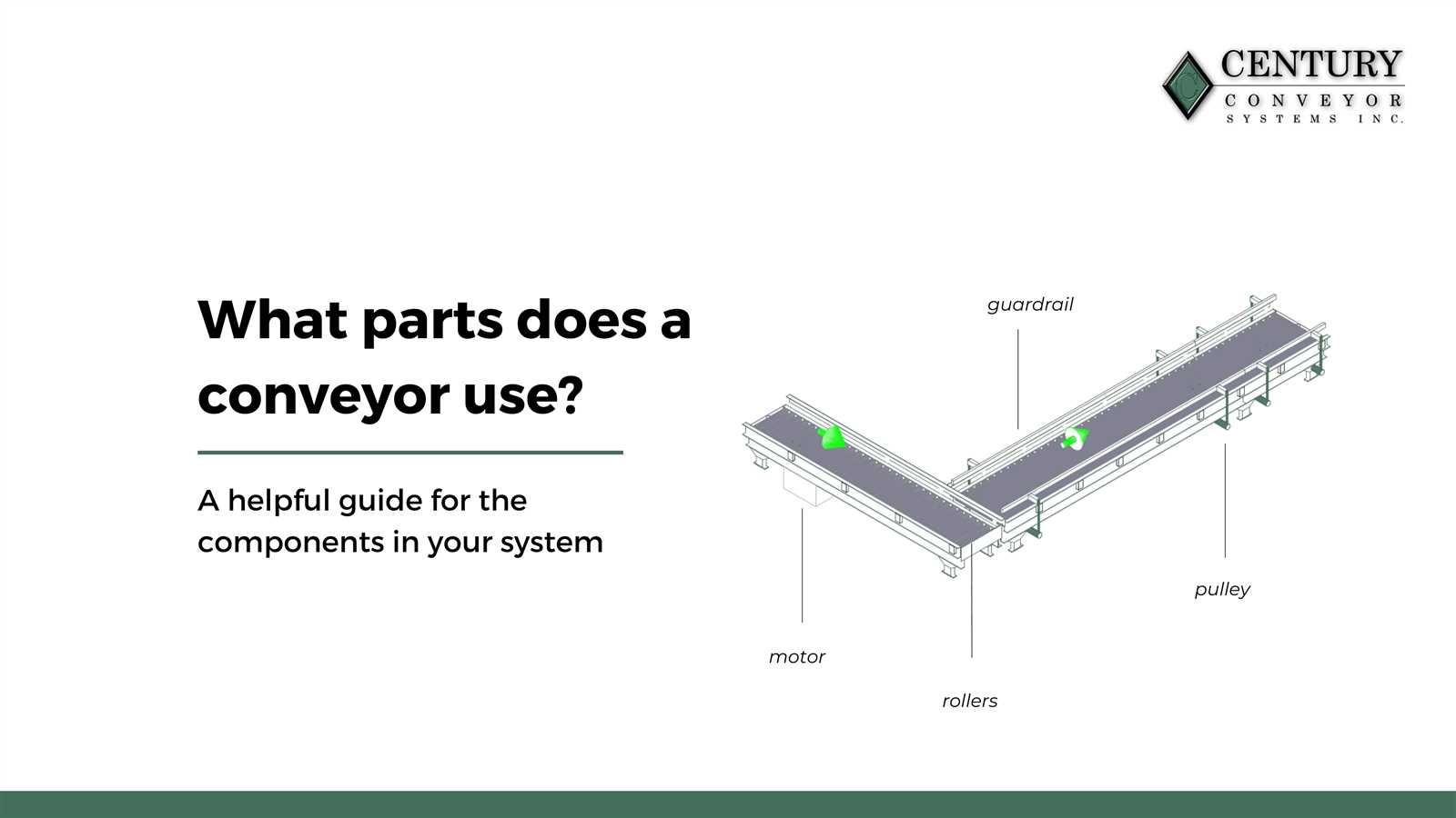 conveyor belt parts diagram