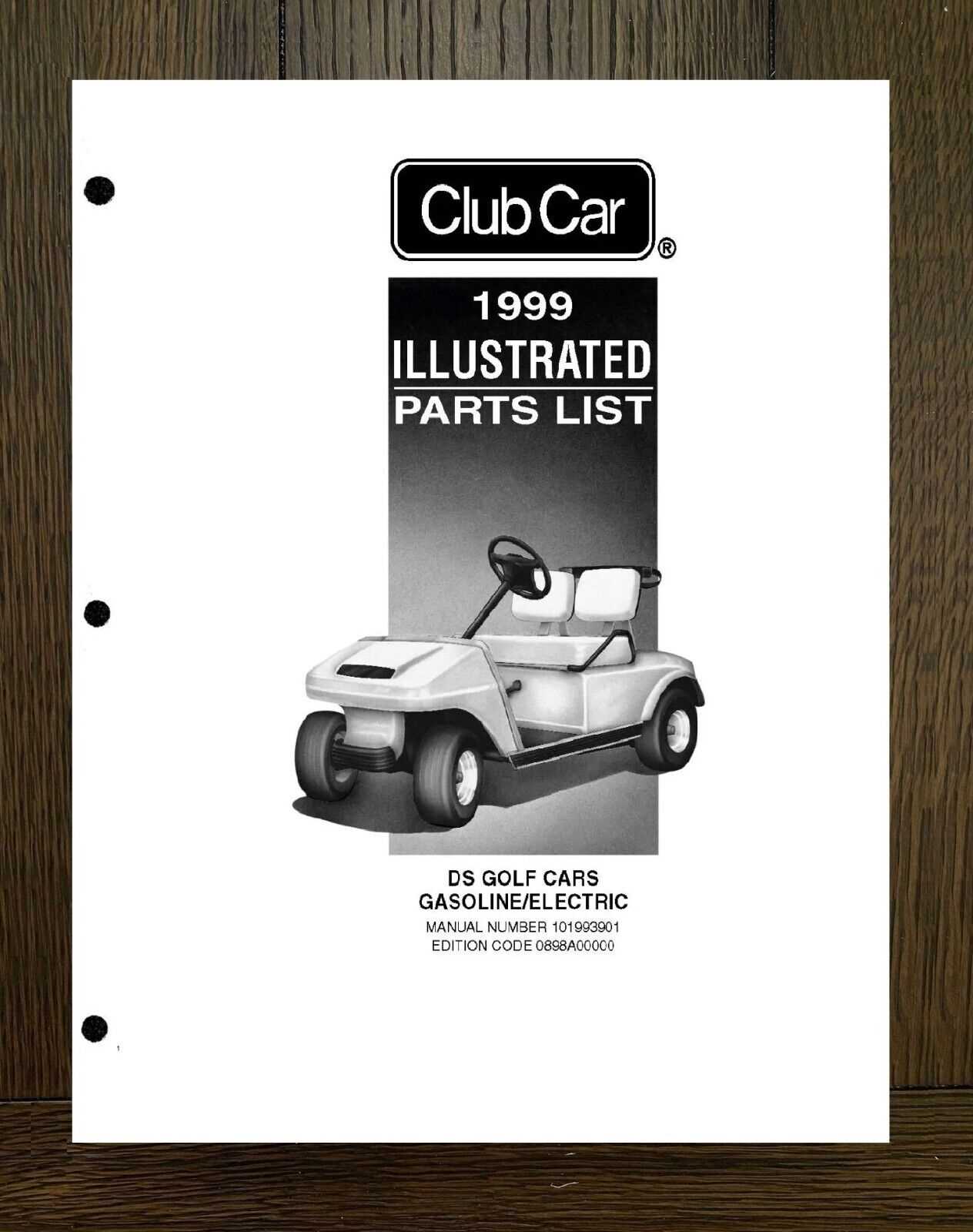 club car golf cart parts diagram