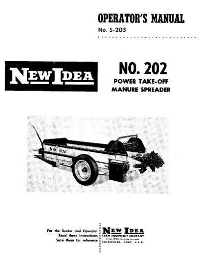 new idea manure spreader parts diagram