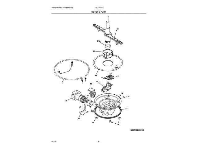 frigidaire dishwasher parts diagram