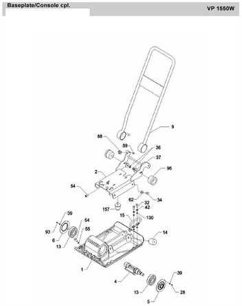 wacker wp1550 parts diagram