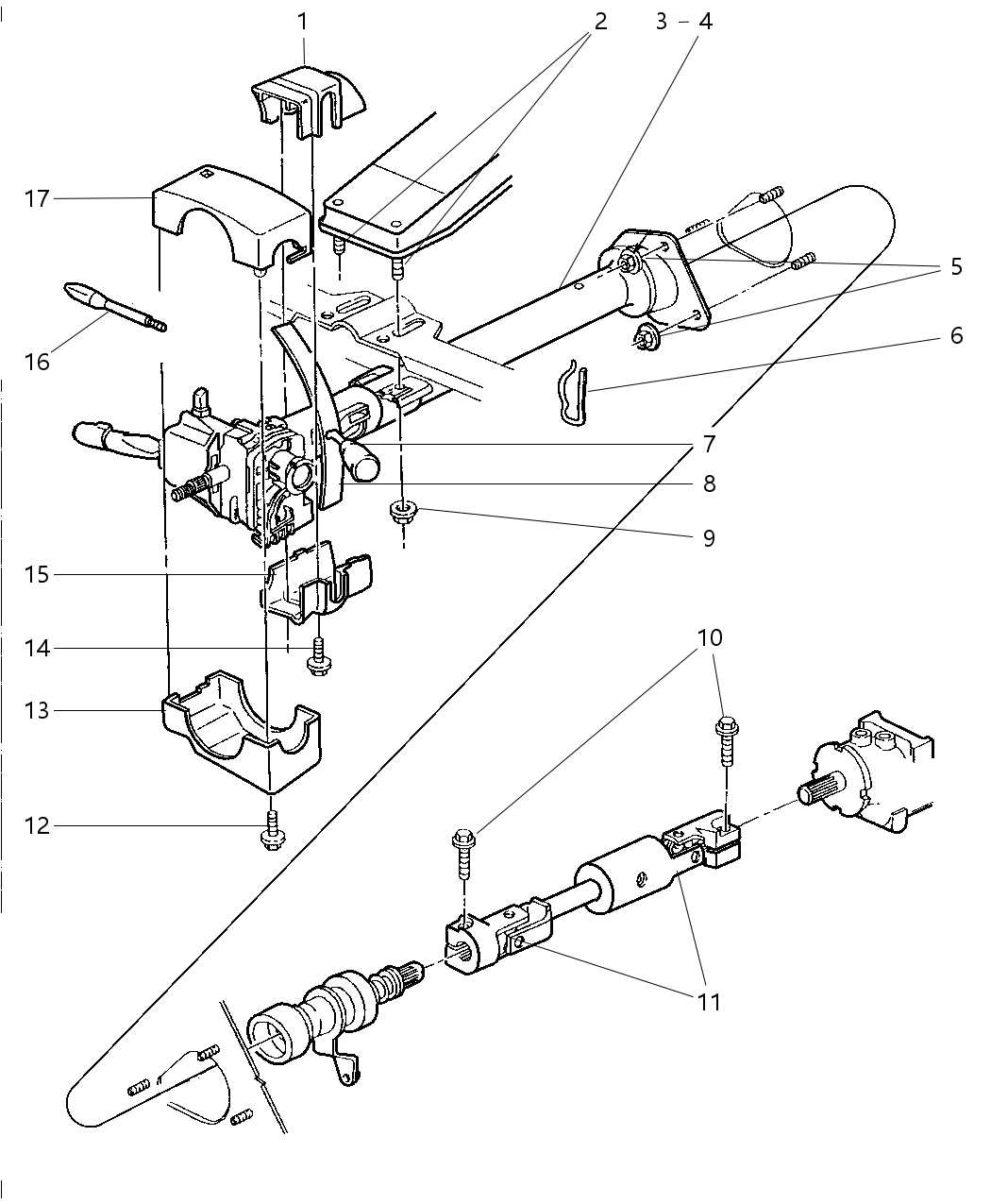 column parts diagram