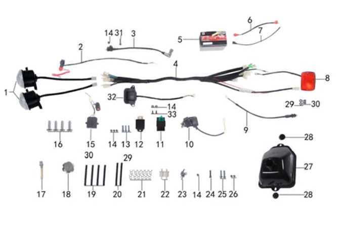 coolster 125cc atv parts diagram