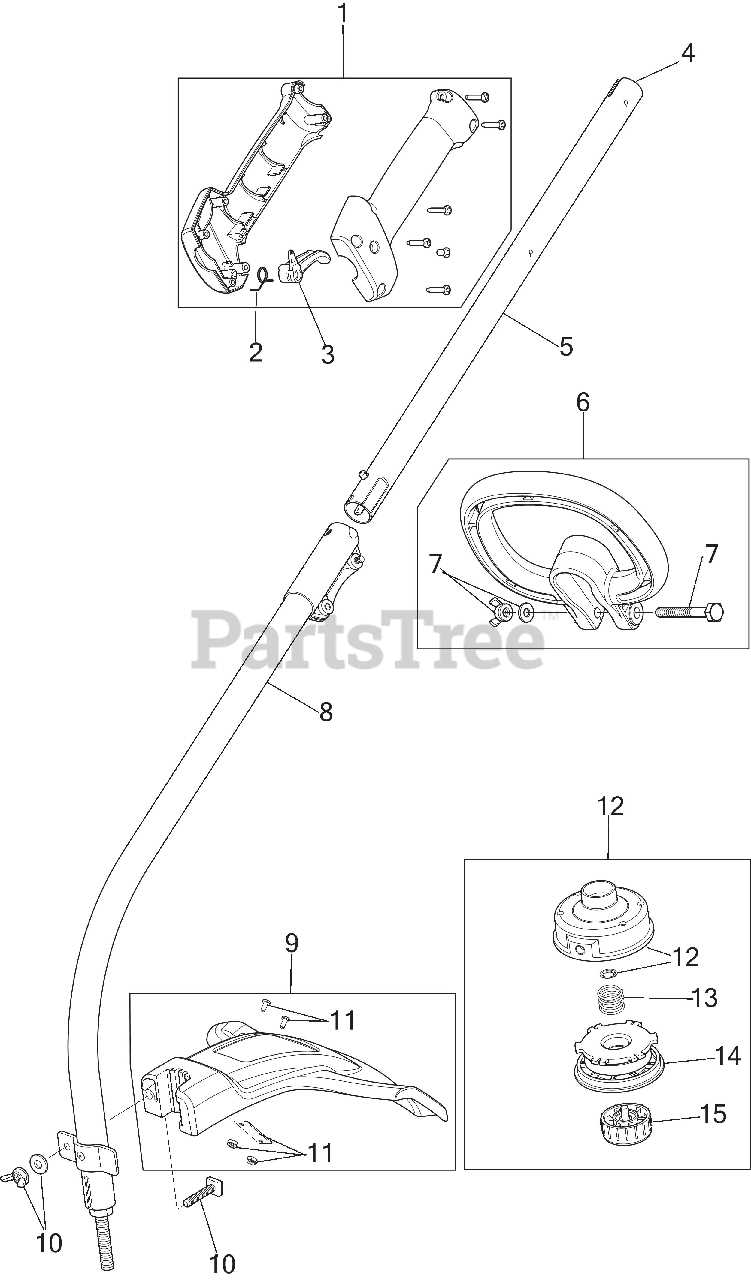 craftsman 25cc weed wacker parts diagram