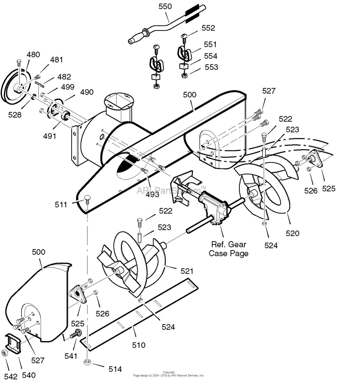 craftsman blower parts diagram