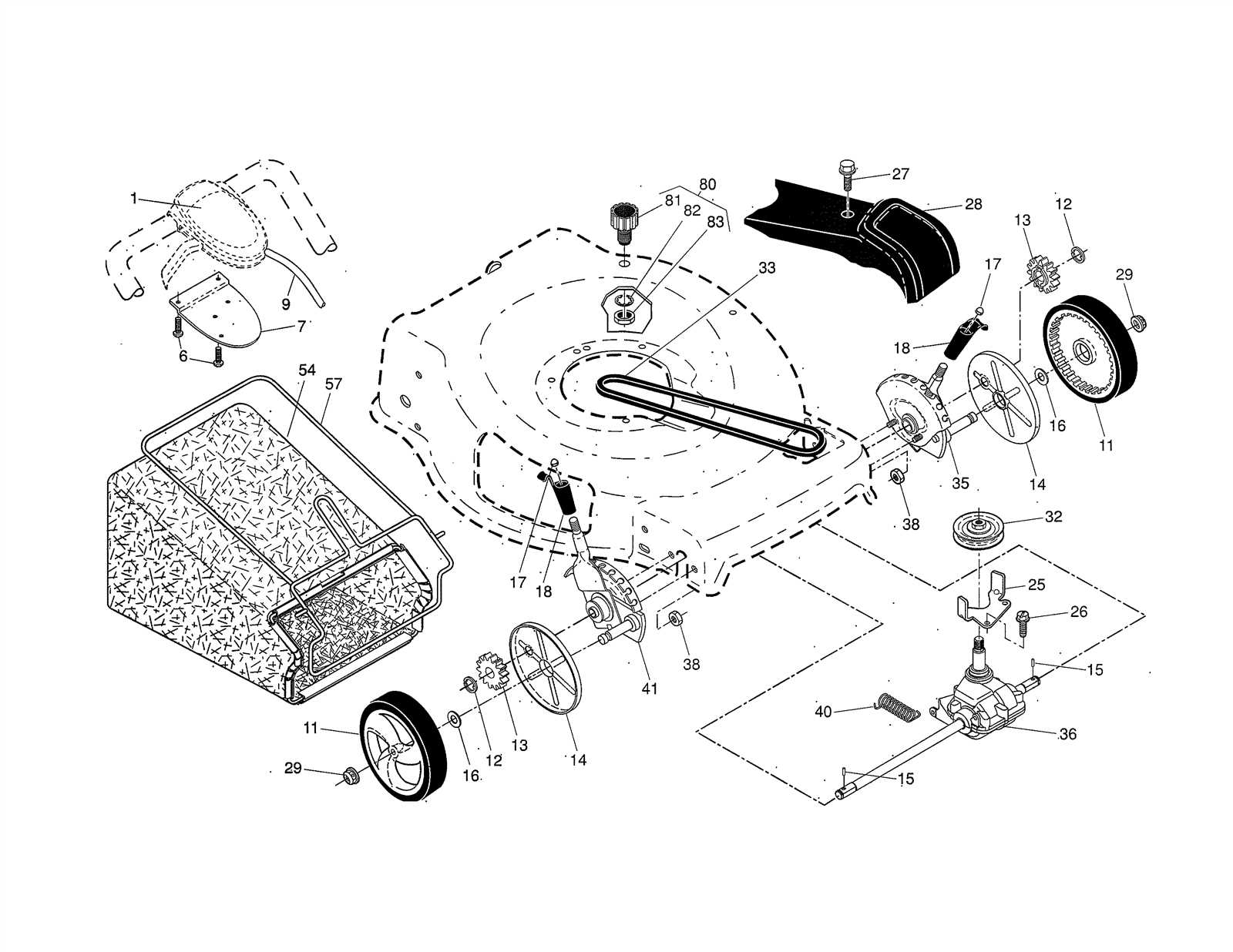 craftsman lawn mower model 917 parts diagram