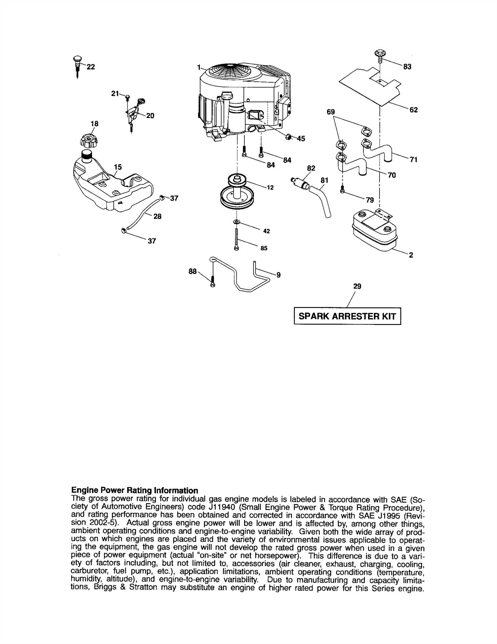 craftsman lawn mower model 917 parts diagram