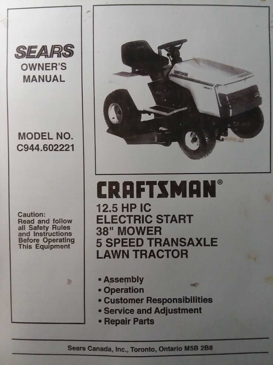 craftsman lt2000 parts diagram