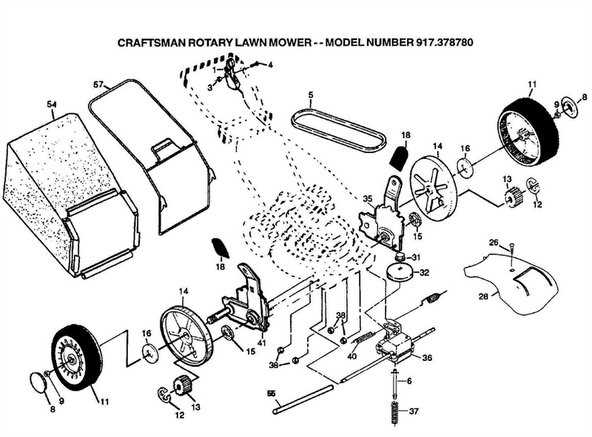 craftsman riding mower parts diagram