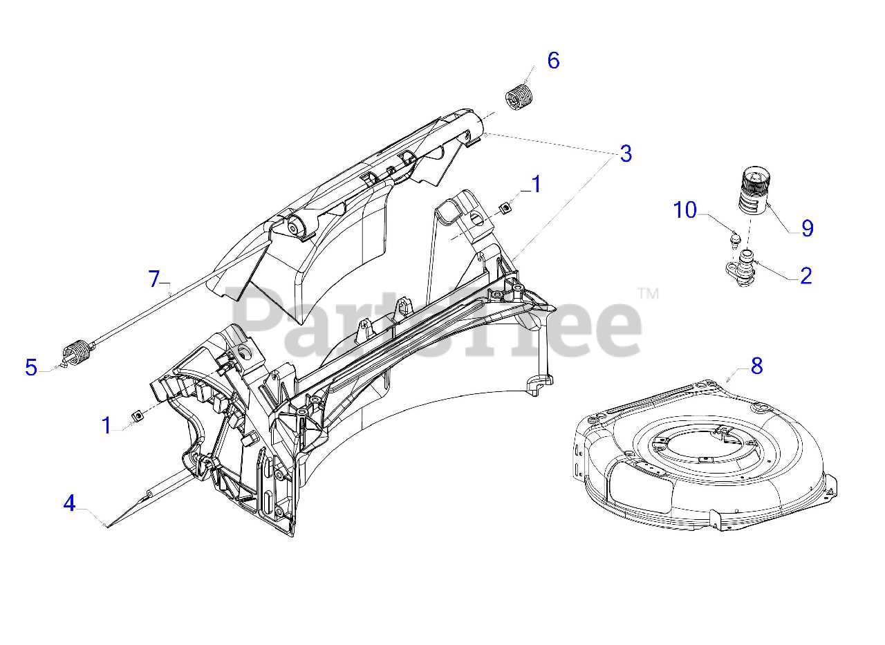 craftsman self propelled lawn mower parts diagram