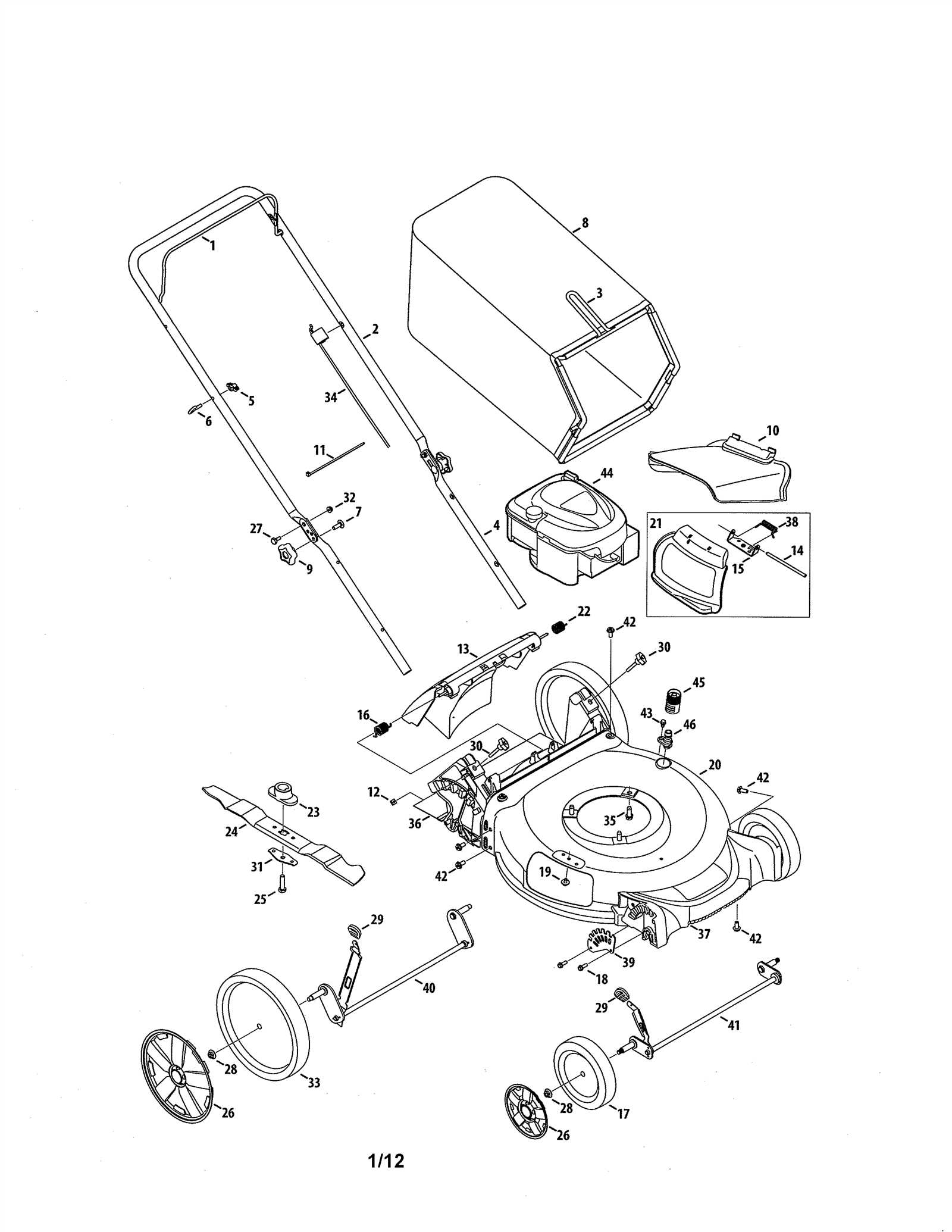 craftsman t100 parts diagram