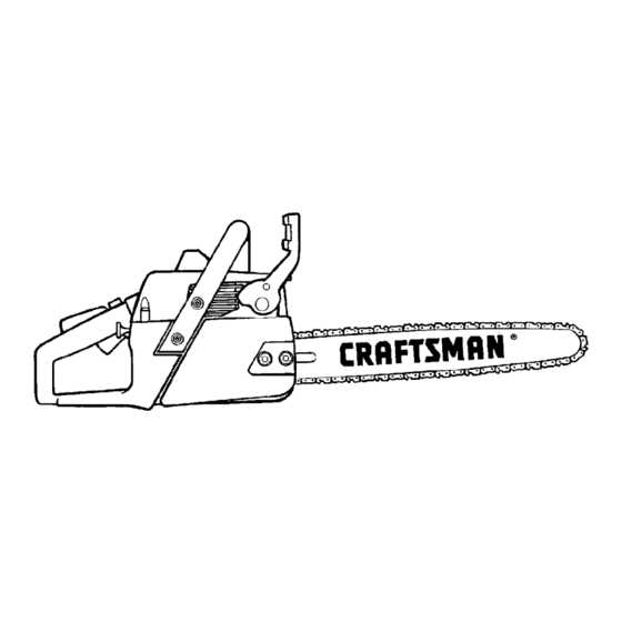 craftsman 18 inch chainsaw parts diagram