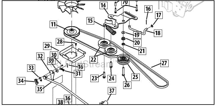 cub cadet lt1042 parts diagram