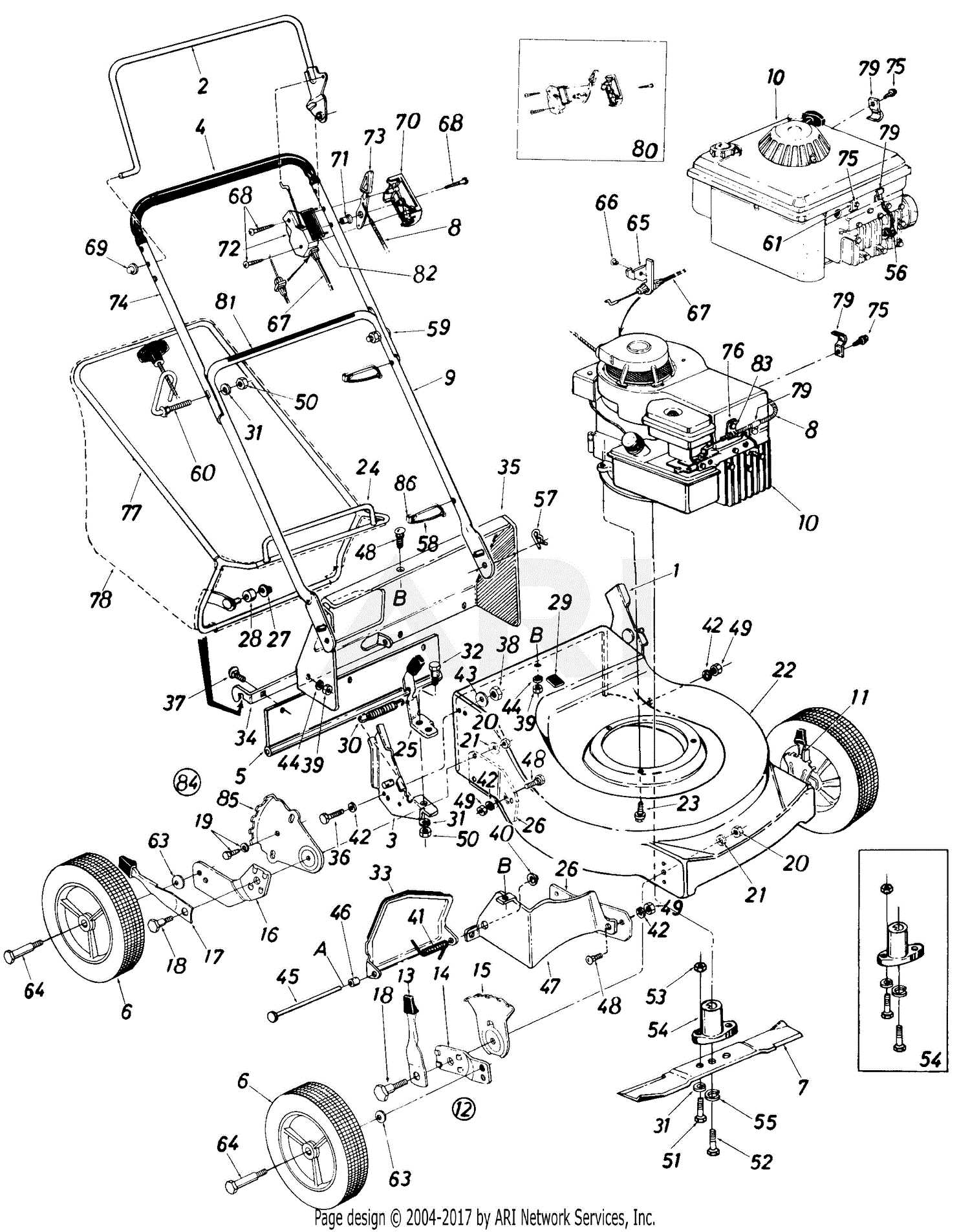 cub cadet lt1042 parts diagram