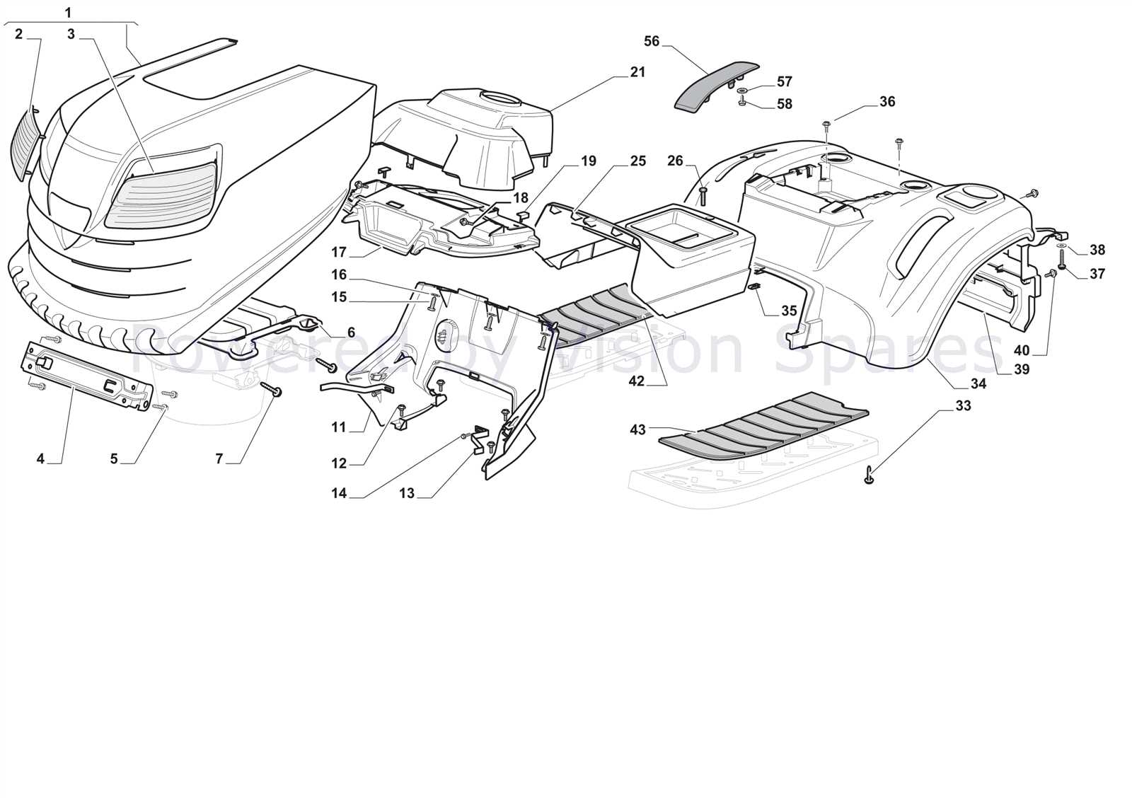 cub cadet lt1042 parts diagram