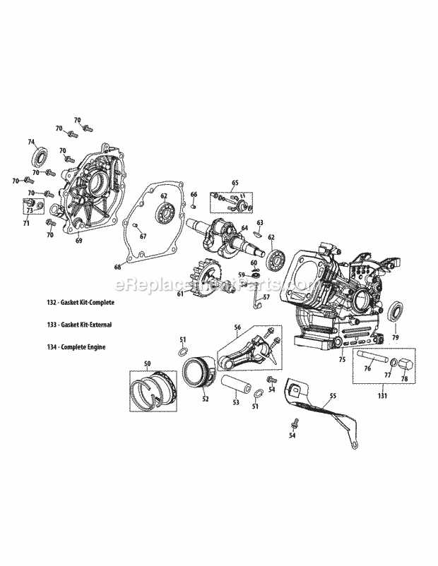 cub cadet snow blower parts diagram