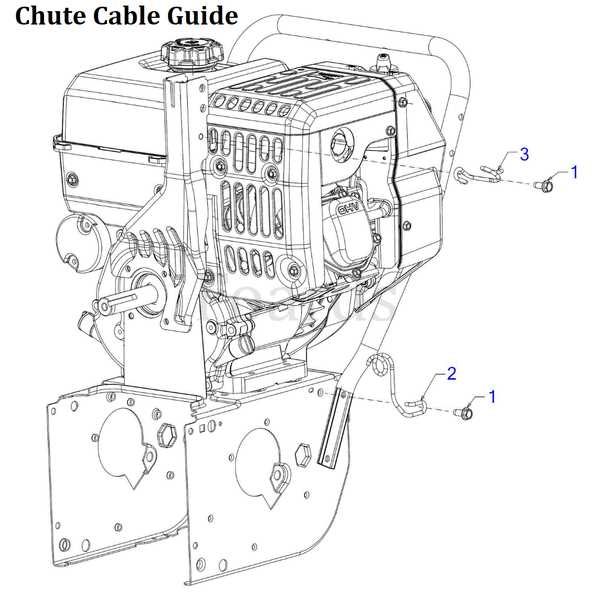 cub cadet snow blower parts diagram