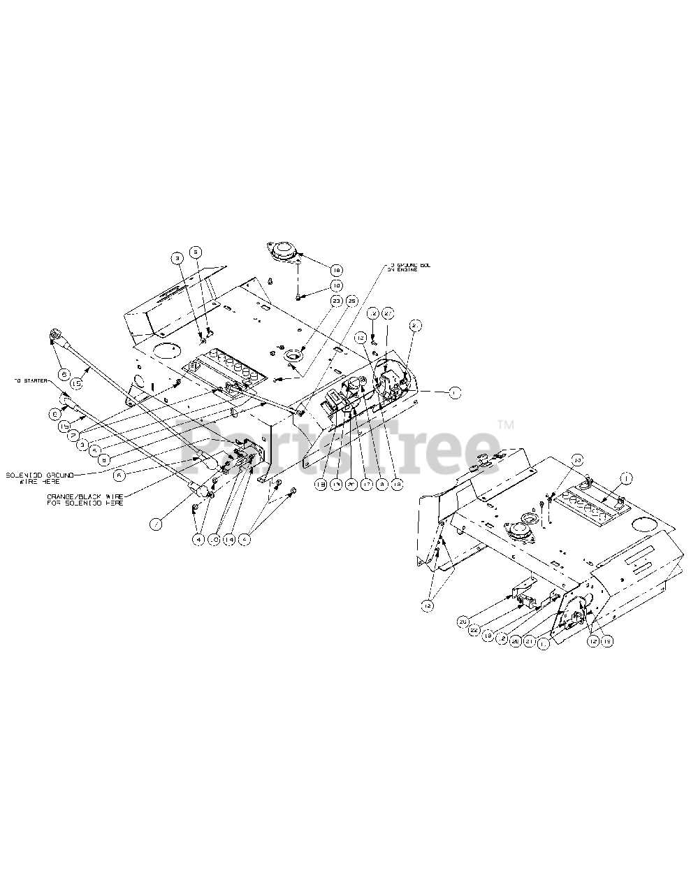 cub cadet z force 50 parts diagram