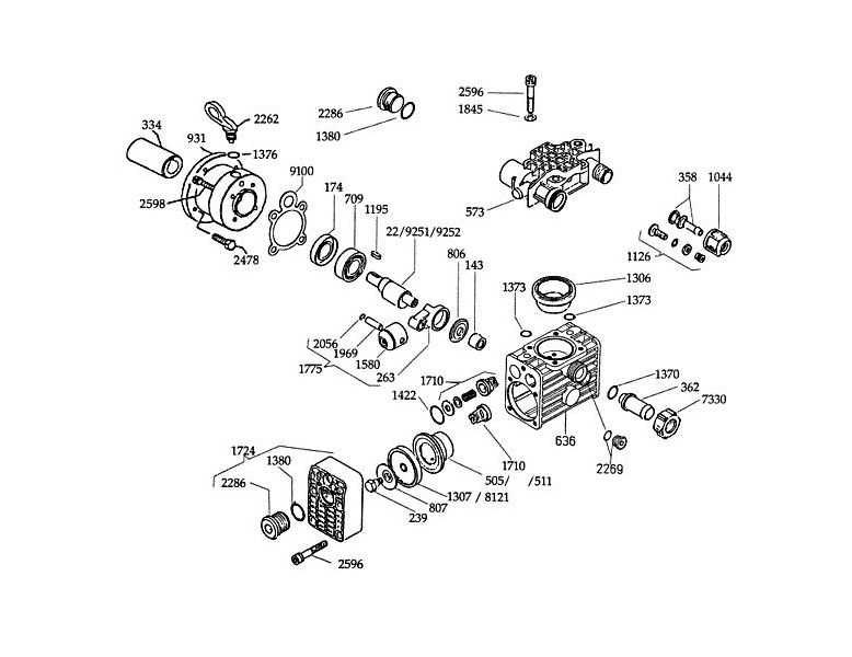 pressure washer pump parts diagram