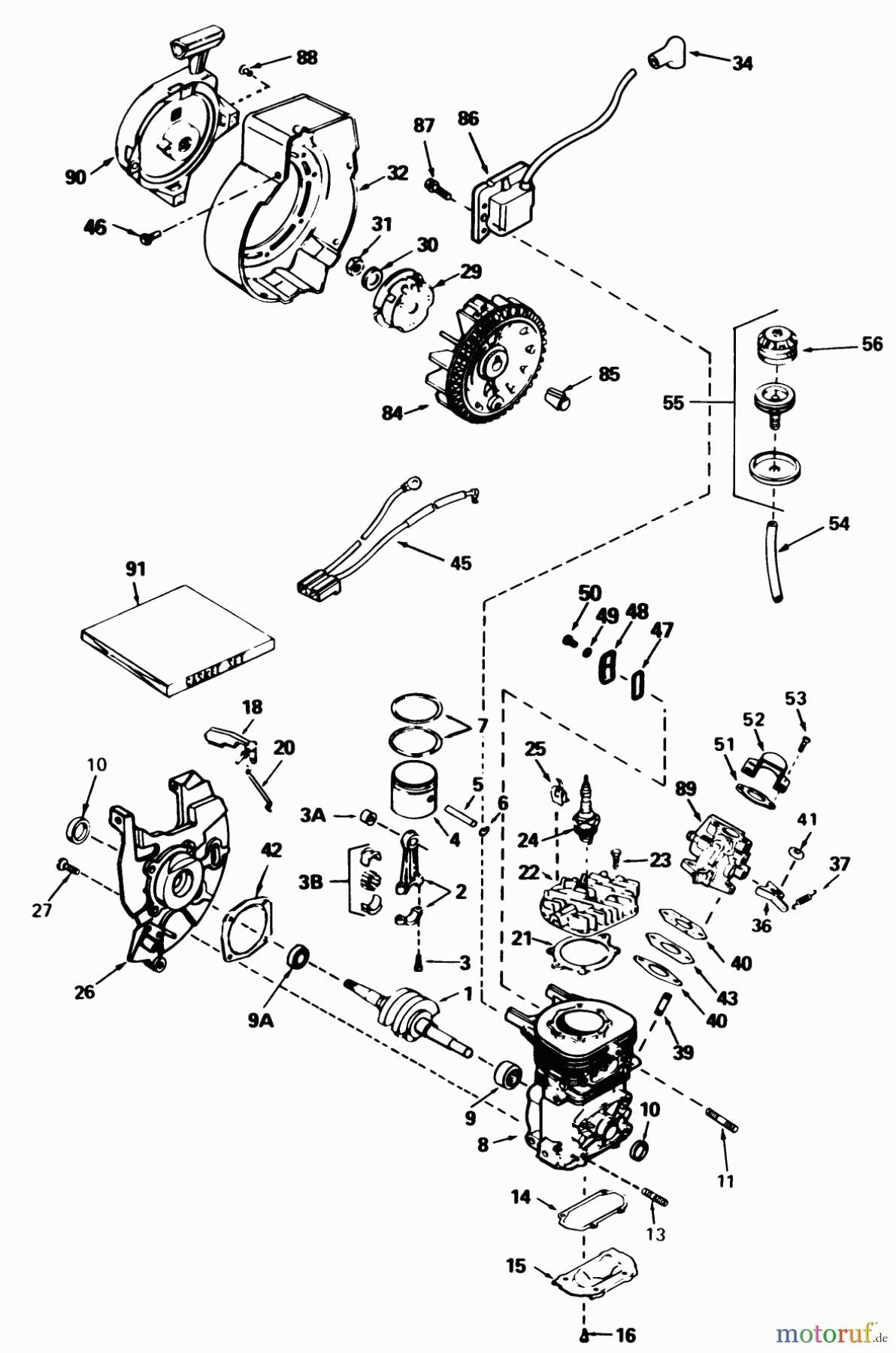 8 hp tecumseh engine parts diagram