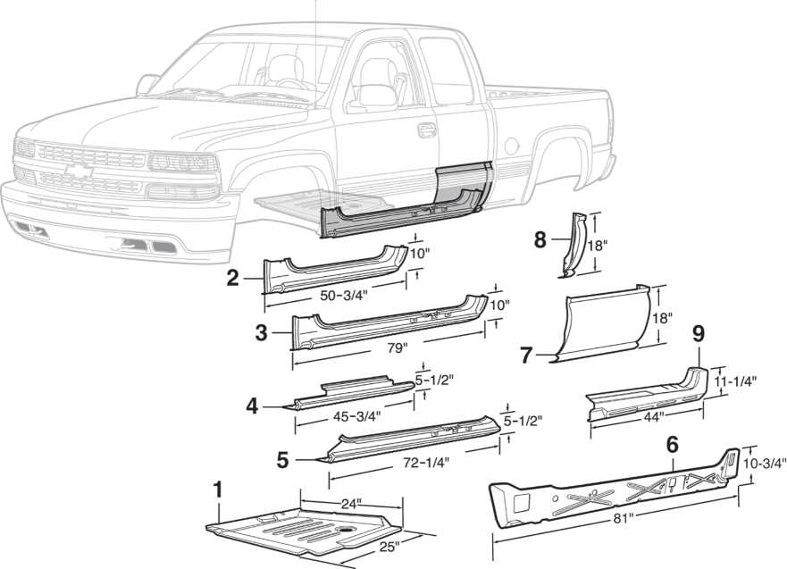 door silverado chevy silverado interior parts diagram