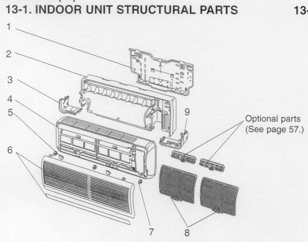 daikin mini split parts diagram