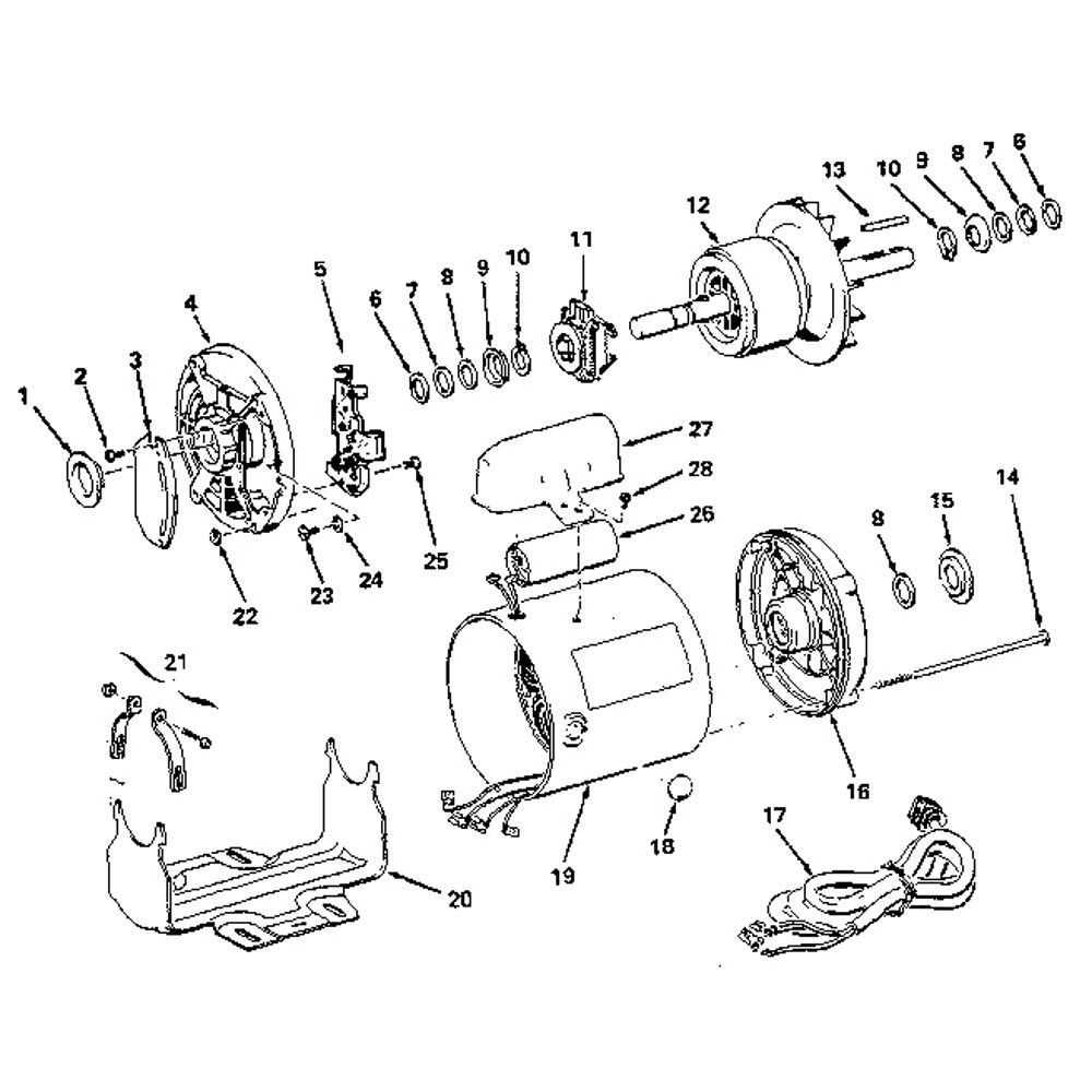 dayton motor parts diagram