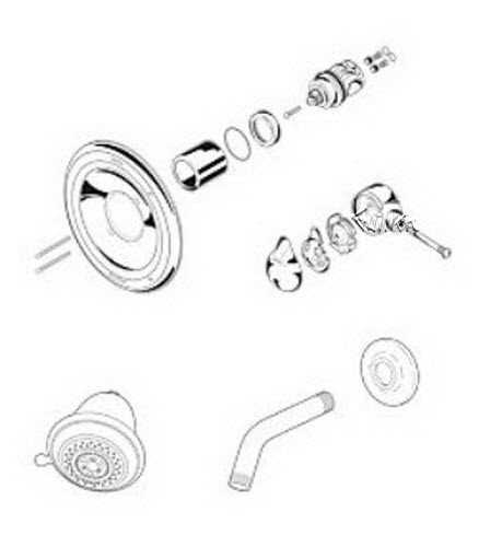 delta monitor 1700 series parts diagram