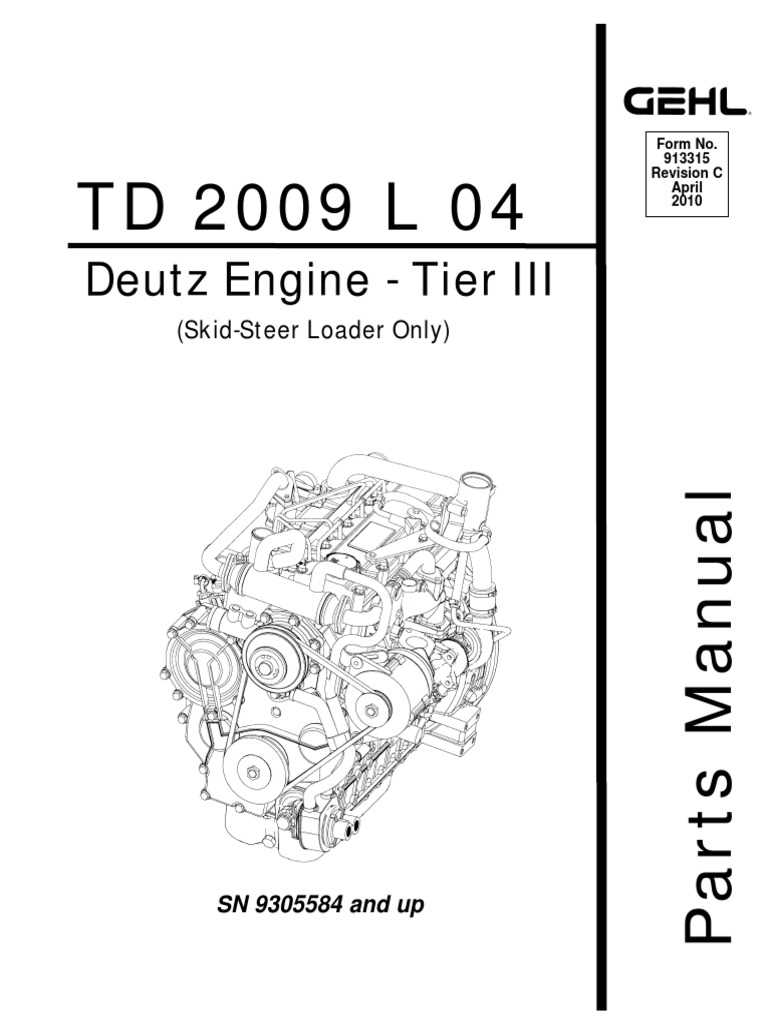 deutz td 2.9 l4 parts diagram