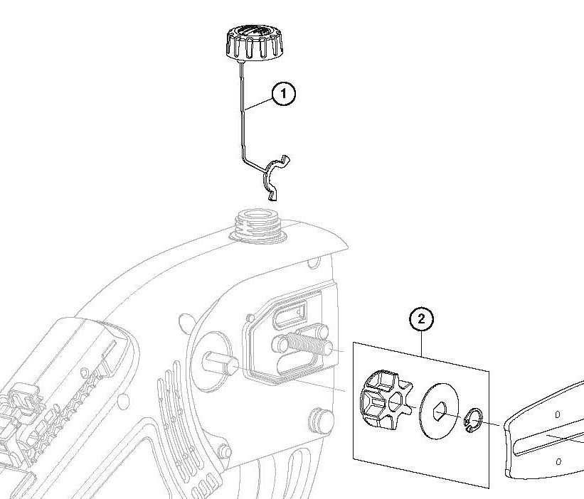 remington electric pole saw parts diagram