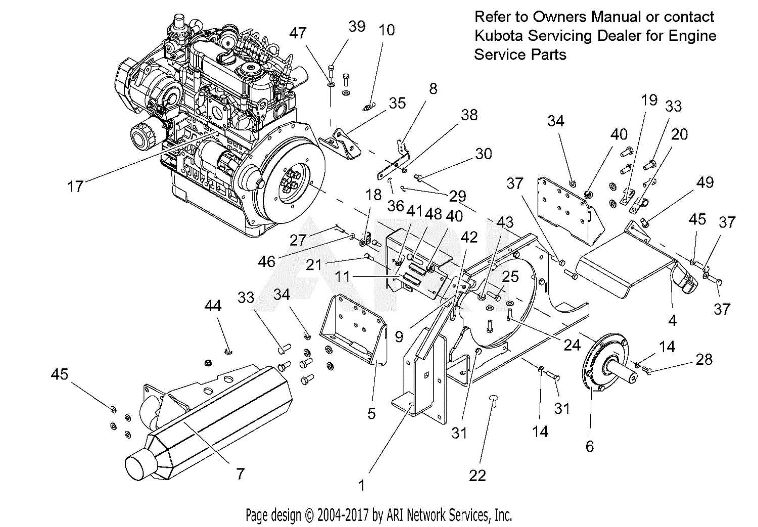 diesel engine parts diagram