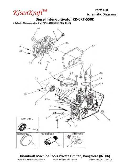 diesel engine parts diagram