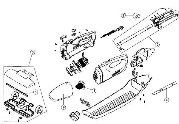 dirt devil vacuum parts diagram