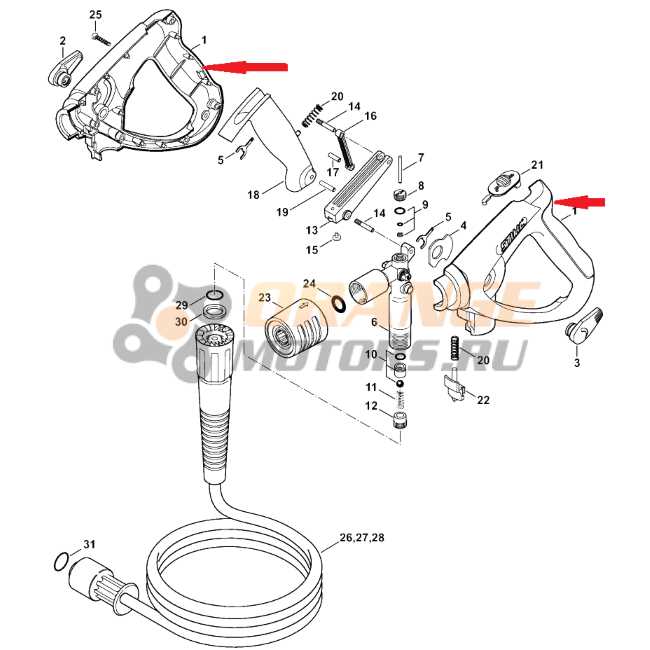stihl gs 461 parts diagram