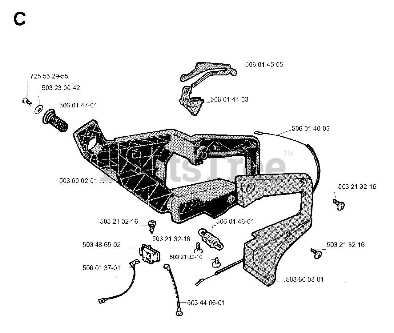 jonsered chainsaw parts diagram